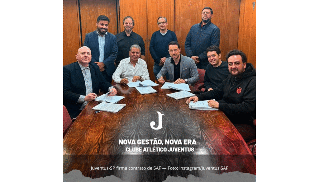 Juventus-SP firma contrato de SAF