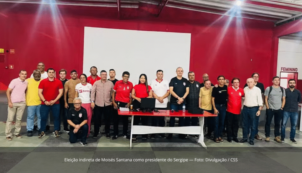 Eleição indireta de Moises Santana como presidente do Sergipe