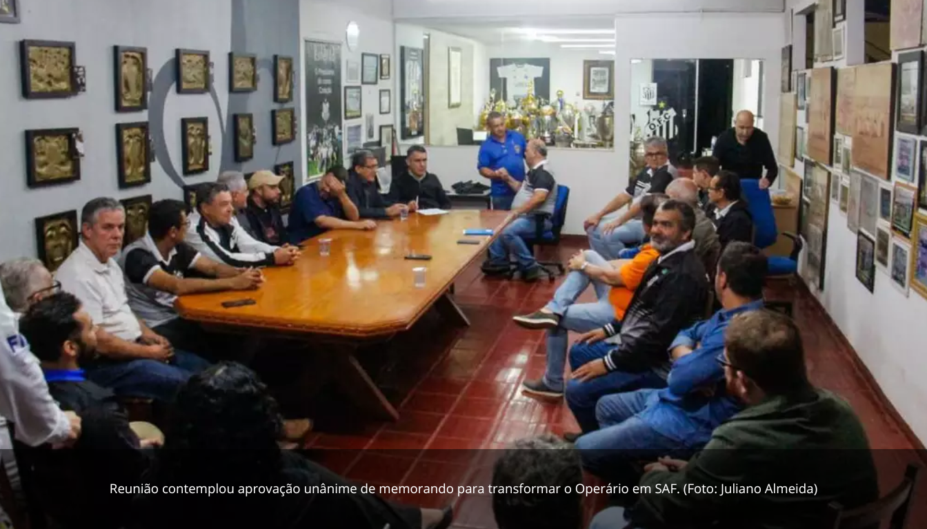 Operário aprova de forma unânime a transformação em SAF