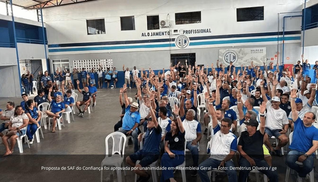 Proposta de SAF do Confiança foi aprovada por unanimidade