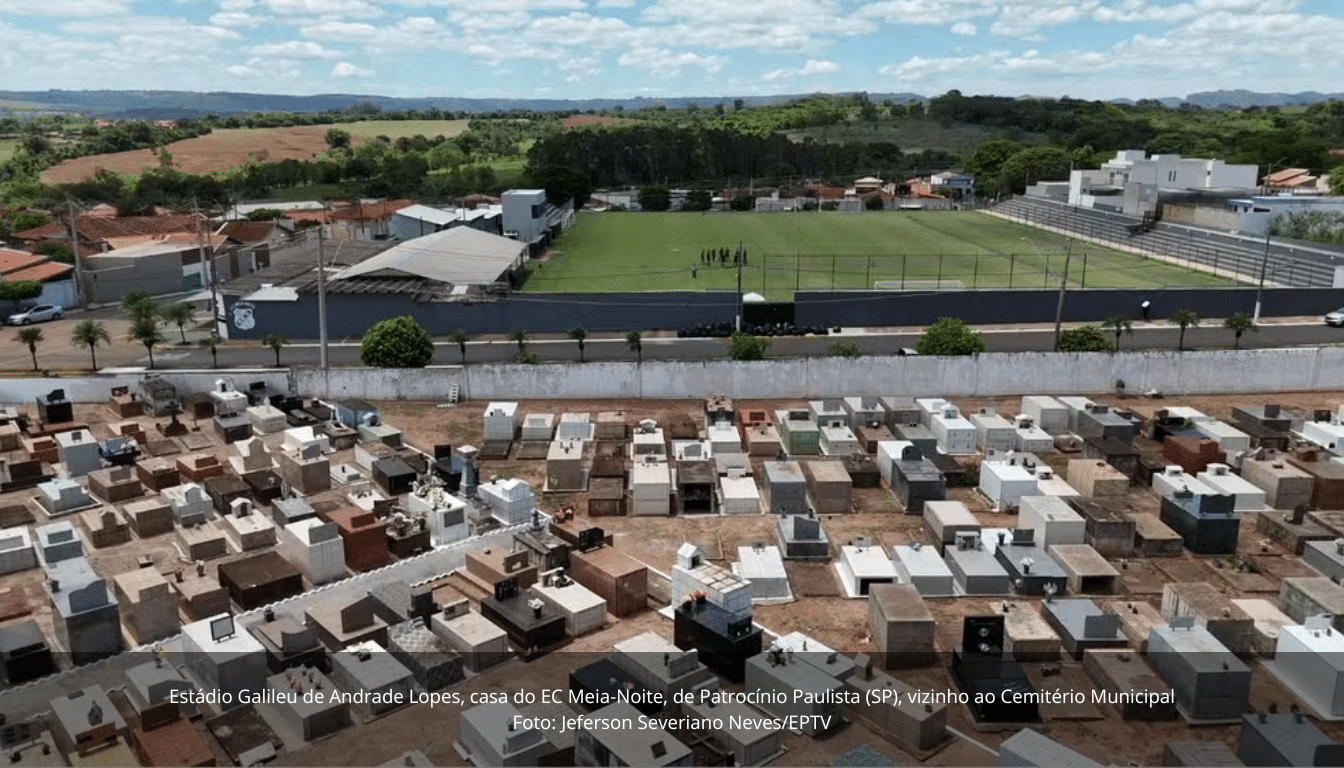 EC Meia-Noite estreia na Copinha 2026 em estádio vizinho a cemitério