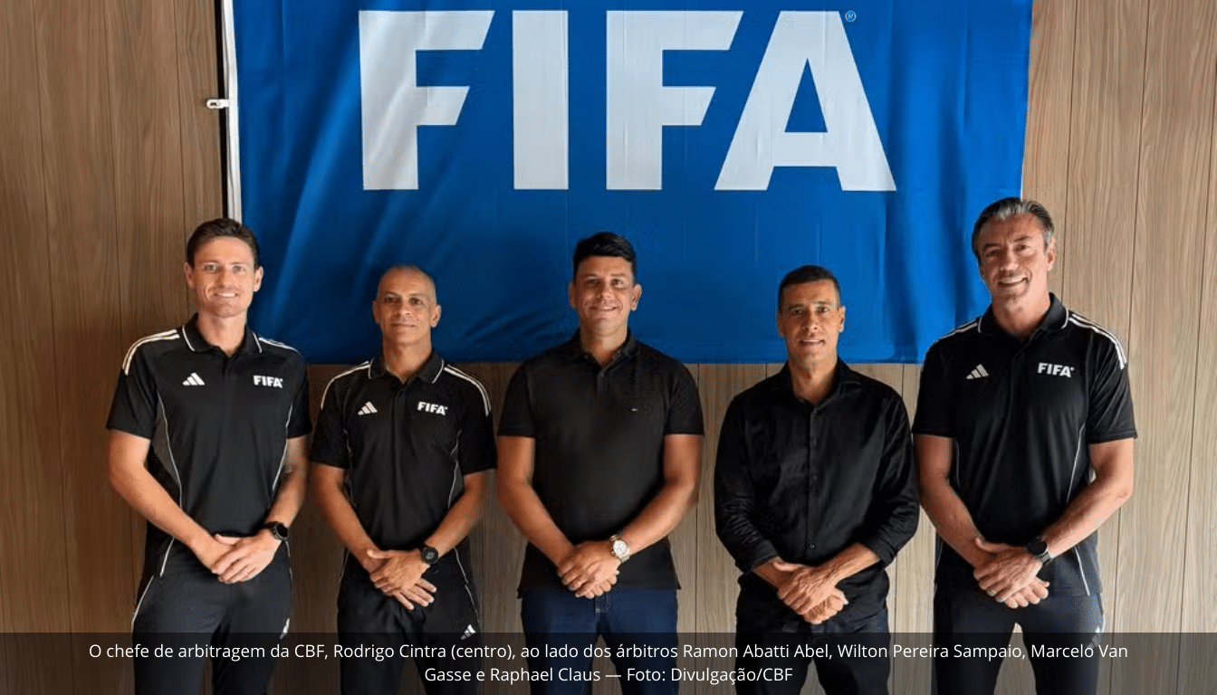 CBF lança programa de profissionalização da arbitragem: 72 árbitros contratados para Série A em 2026