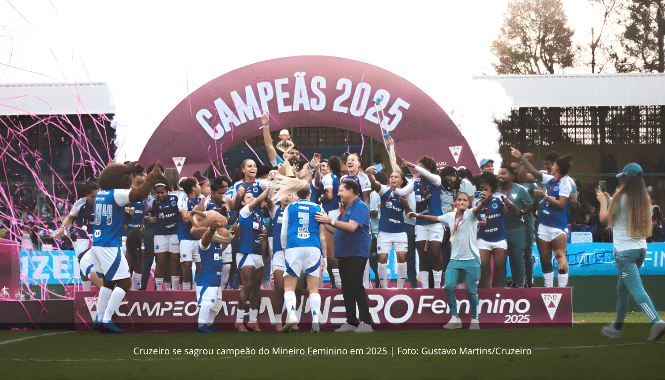 Cruzeiro define orçamento do feminino em 2026 em R$ 16 milhões e reforça trajetória de investimento desde 2019