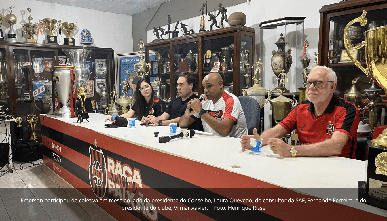 Emerson assume protagonismo no futebol do Brasil e diz que “abraçou 100%” projeto de SAF do Consórcio Xavante