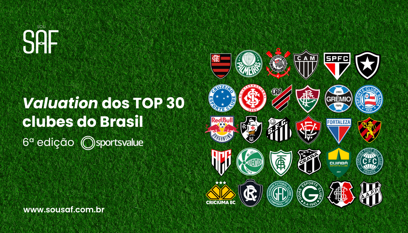 O salto bilionário do futebol brasileiro: SAFs impulsionam a valorização dos clubes