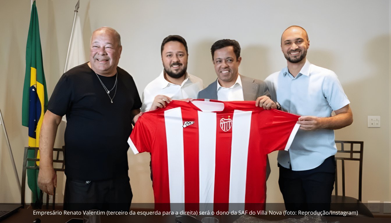Villa Nova aprova SAF e escolhe proposta de Renato Valentim