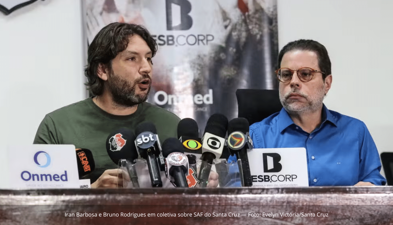 Santa Cruz negocia aporte antecipado com investidores da SAF para reformular elenco visando a Série C