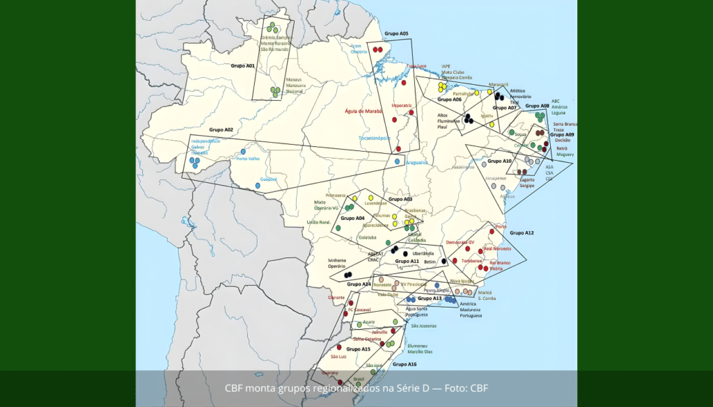 CBF monta grupos regionalizados na Série D