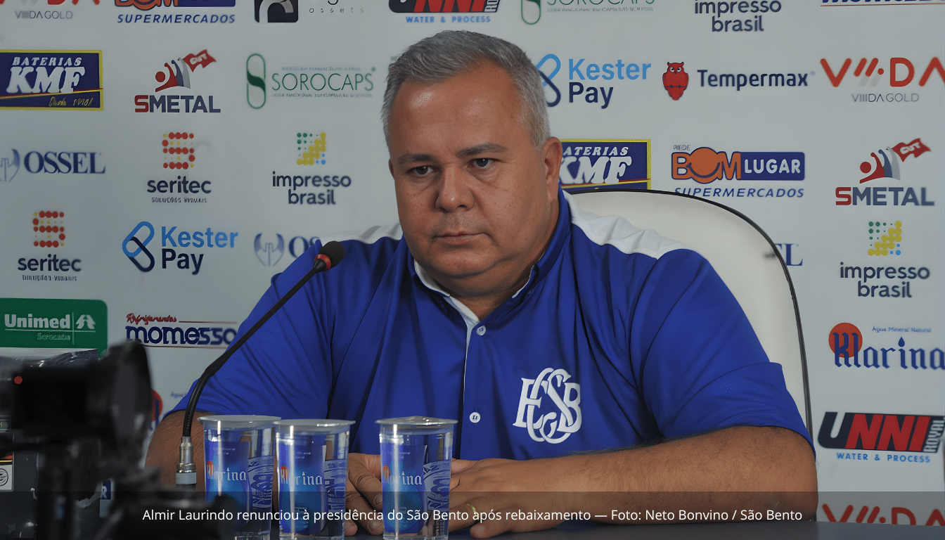Mobilização em Sorocaba busca solução para o São Bento após rebaixamento e crise financeira
