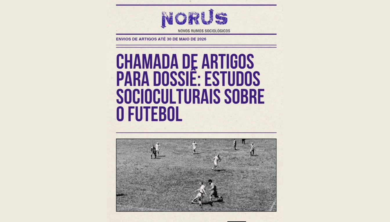 Revista abre chamada de artigos para dossiê sobre estudos socioculturais do futebol, com submissões até 30 de maio de 2026