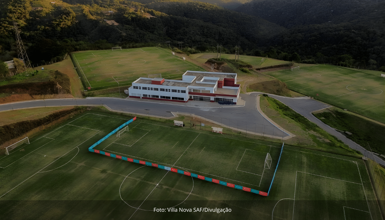 Villa Nova assume novo CT em parceria com a Prefeitura de Nova Lima e passa a receber torneio nacional de base