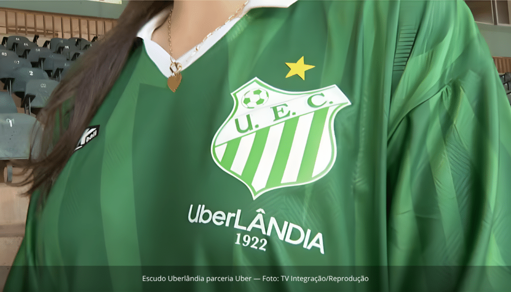 Escudo Uberlândia parceria Uber