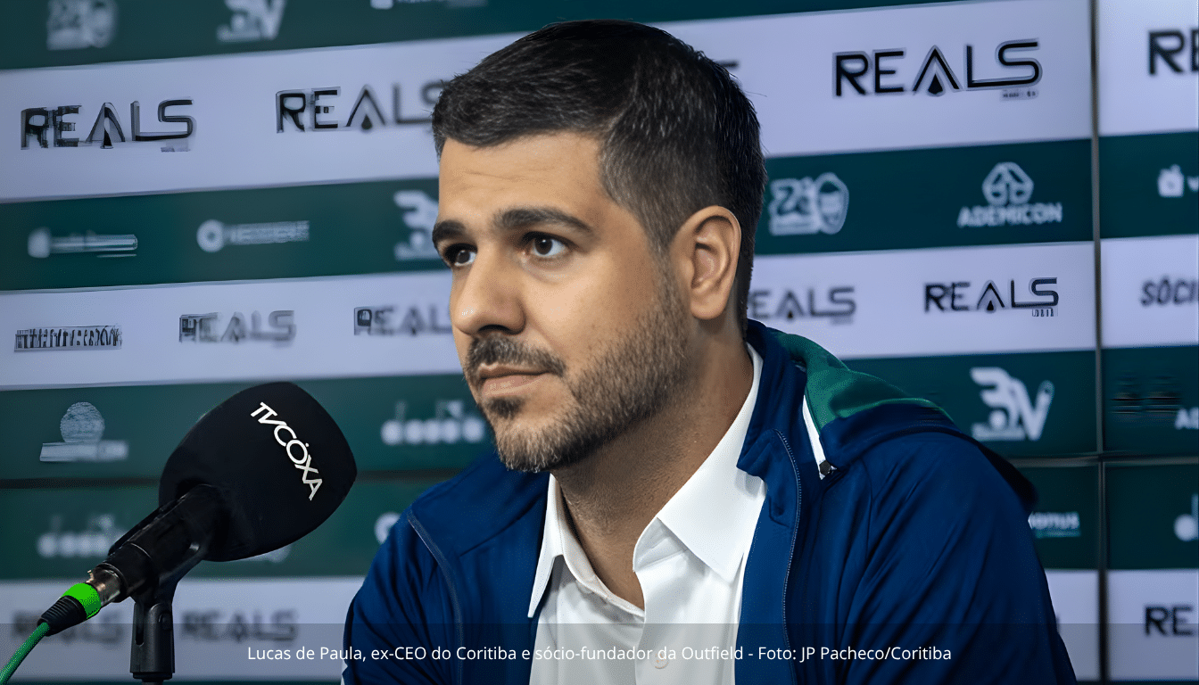 Lucas de Paula anuncia saída do cargo de CEO da SAF do Coritiba, mas parceria com Outfield permanece