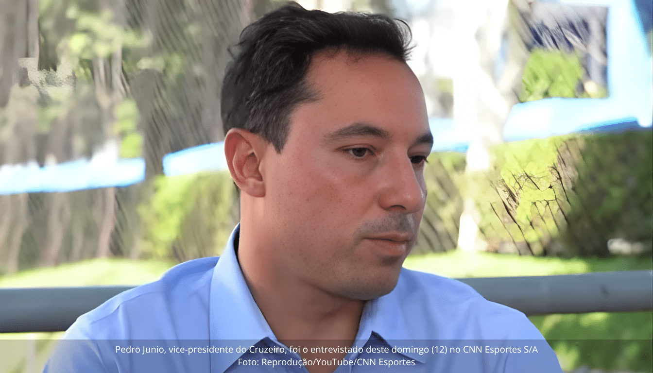 Pedro Junio revela redução de 15-20% na dívida do Cruzeiro e traça projeções para os próximos oito anos