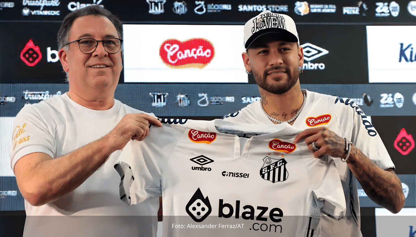Santos repactua dívida de R$ 90,5 milhões com NR Sports de Neymar em 48 parcelas