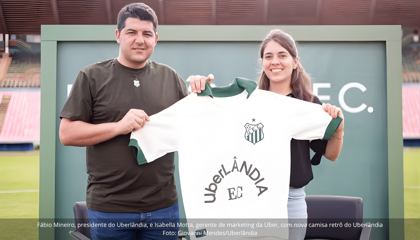 Uberlândia SAF firma naming rights com Uber e altera identidade visual para Série D