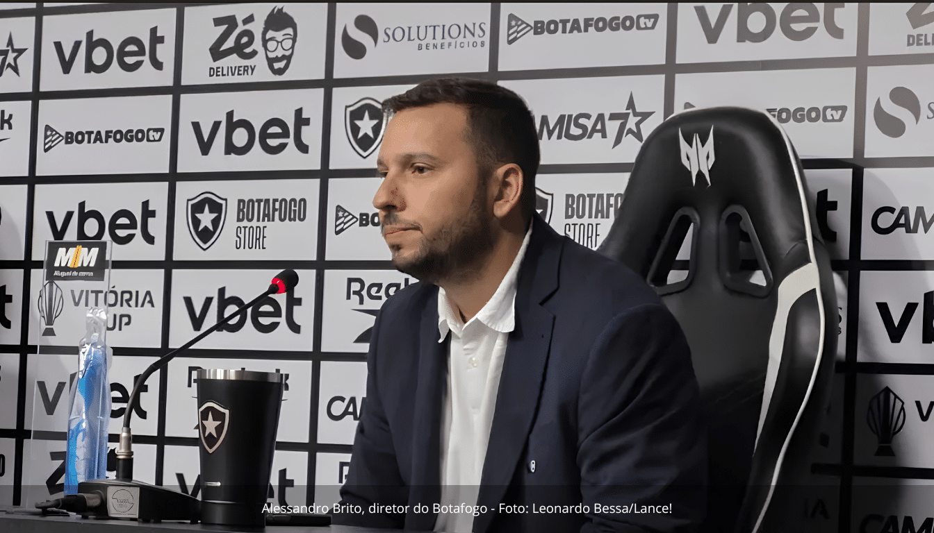 Alessandro Brito deixa diretoria de gestão esportiva do Botafogo