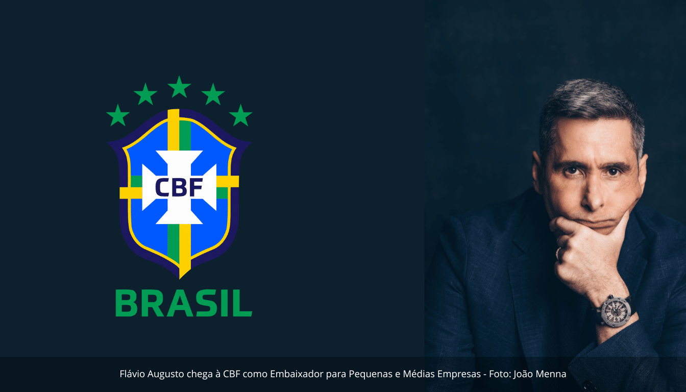 CBF nomeia Flávio Augusto como embaixador para aproximar Seleção Brasileira de pequenas e médias empresas