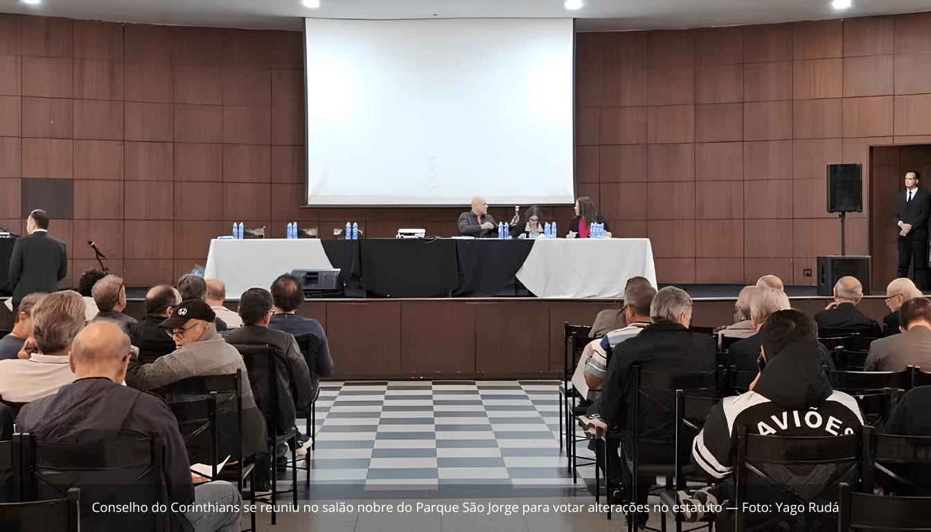Conselho do Corinthians autoriza pleito de reeleição para presidência e veta modelo de SAF