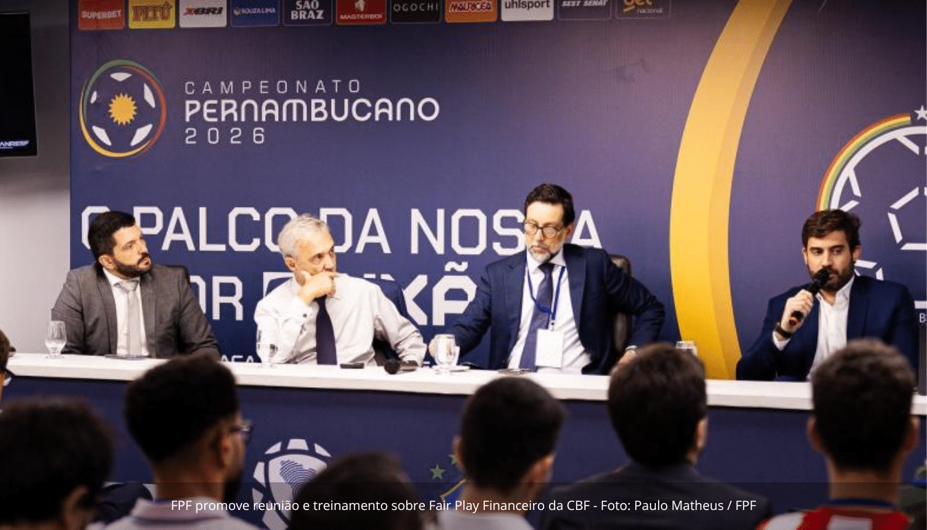 Federação Pernambucana promove treinamento sobre Fair Play Financeiro da CBF para clubes do estado e de Alagoas