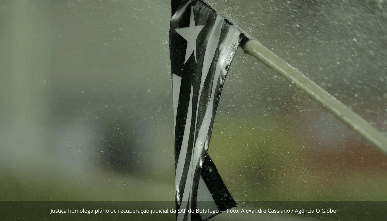 Justiça do Rio autoriza recuperação judicial da SAF do Botafogo e abre prazo de 60 dias para plano de reestruturação