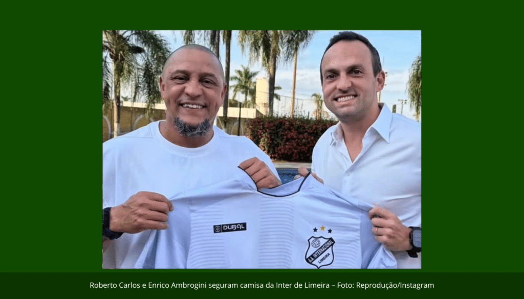 Roberto Carlos projeta entrada na SAF da Inter de Limeira em parceria com grupo de investidores
