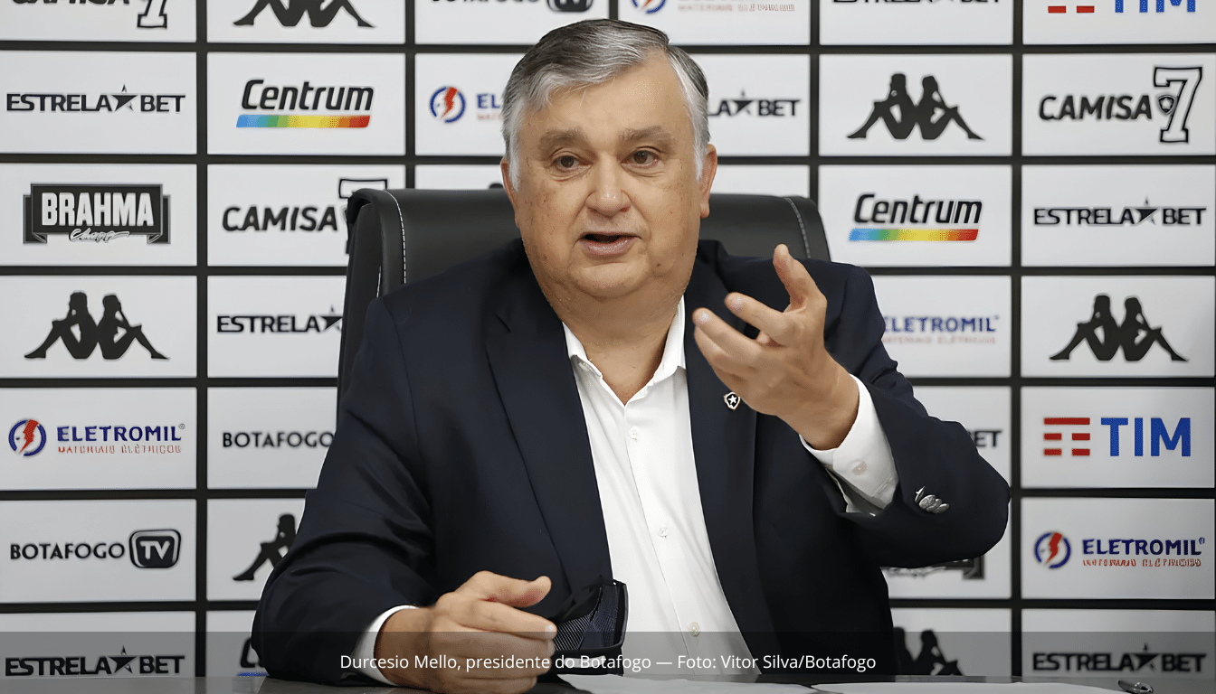 SAF Botafogo convoca Assembleia Geral para oficializar Durcesio Mello na diretoria
