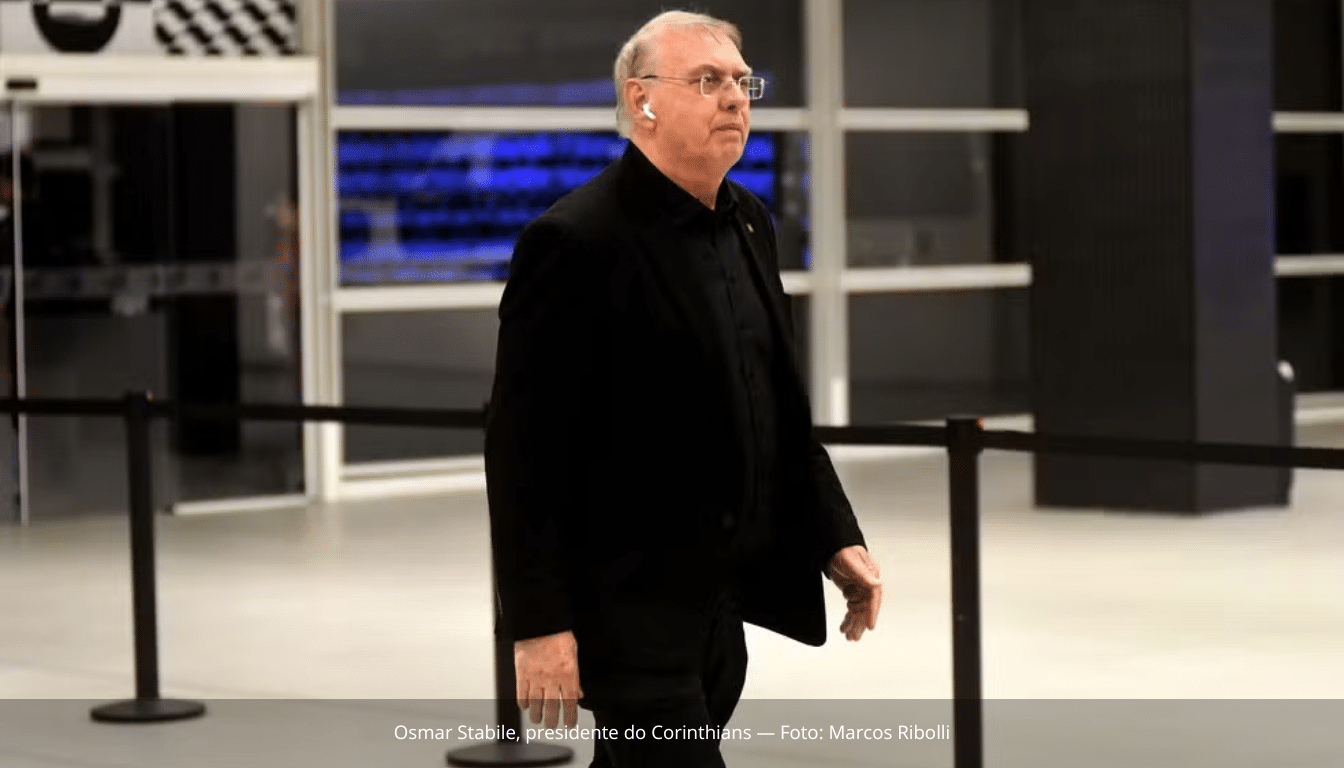 Conselheiros do Corinthians protocolam novo pedido de impeachment contra Osmar Stabile