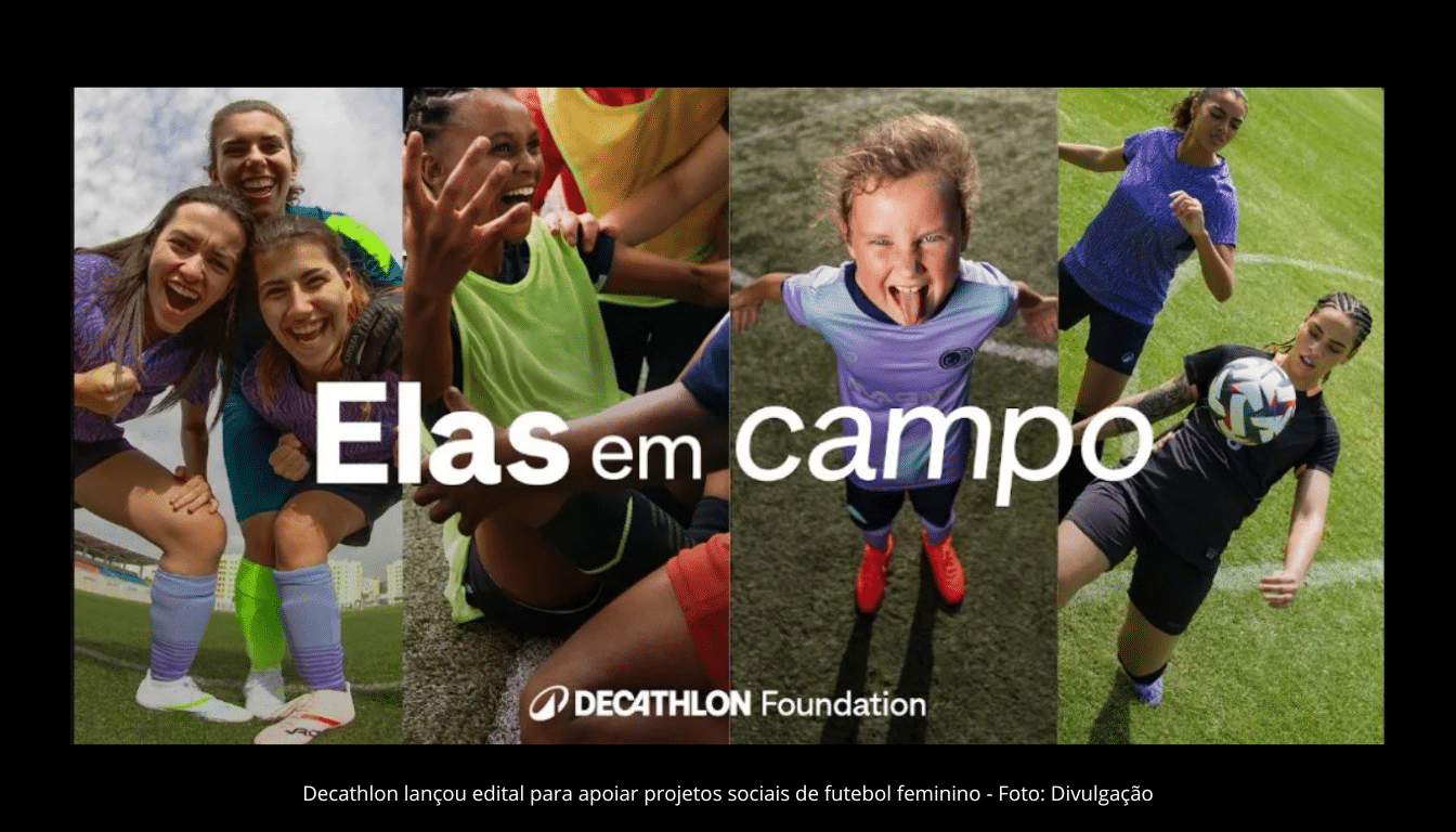 Fundação Decathlon abre edital de R$ 1 milhão para fortalecer o futebol feminino de base