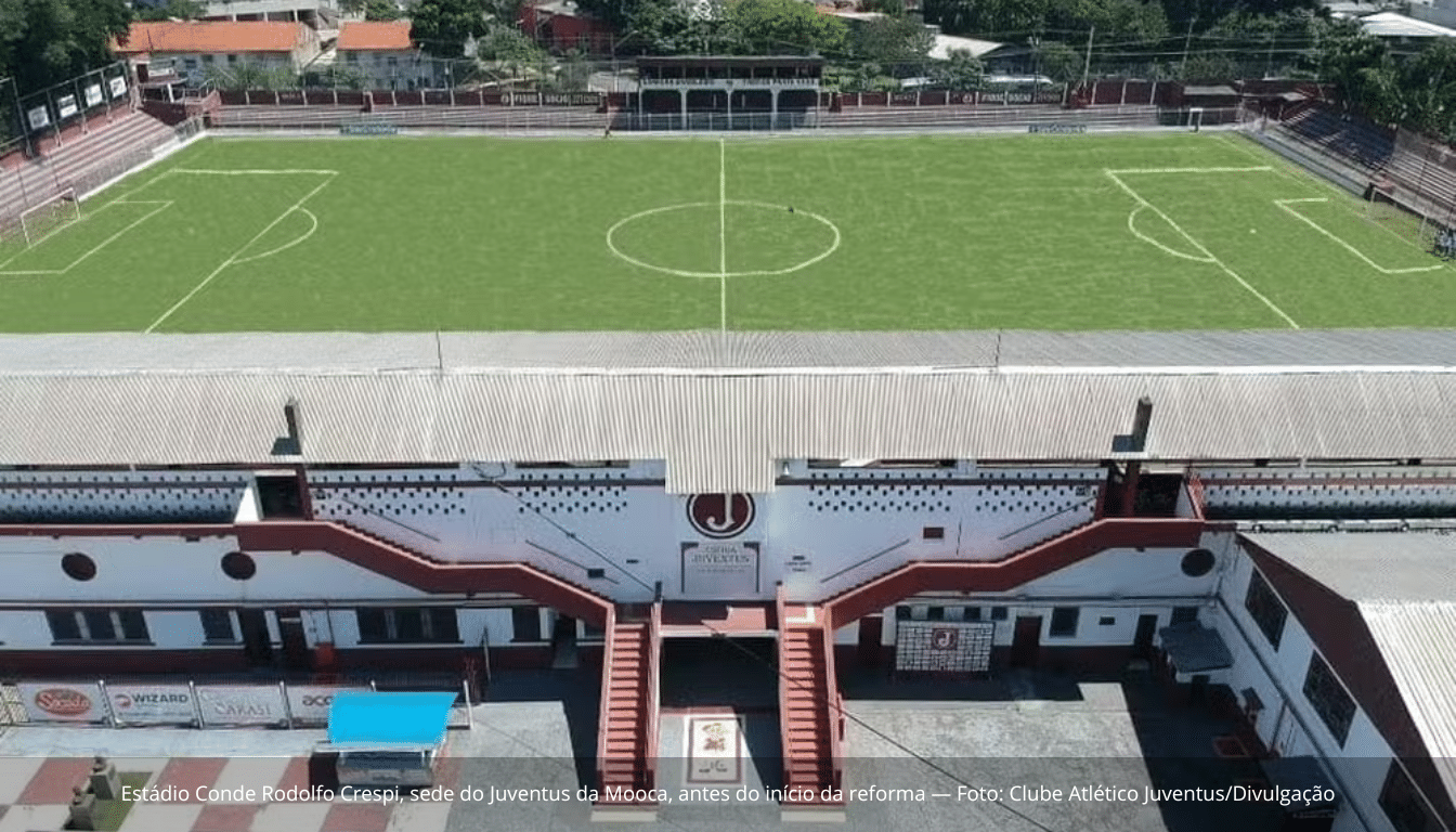 Juventus inicia reforma na Rua Javari sem autorização da Prefeitura e de órgãos de patrimônio