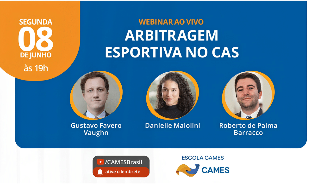 Webinar "Arbitragem Desportiva no CAS"