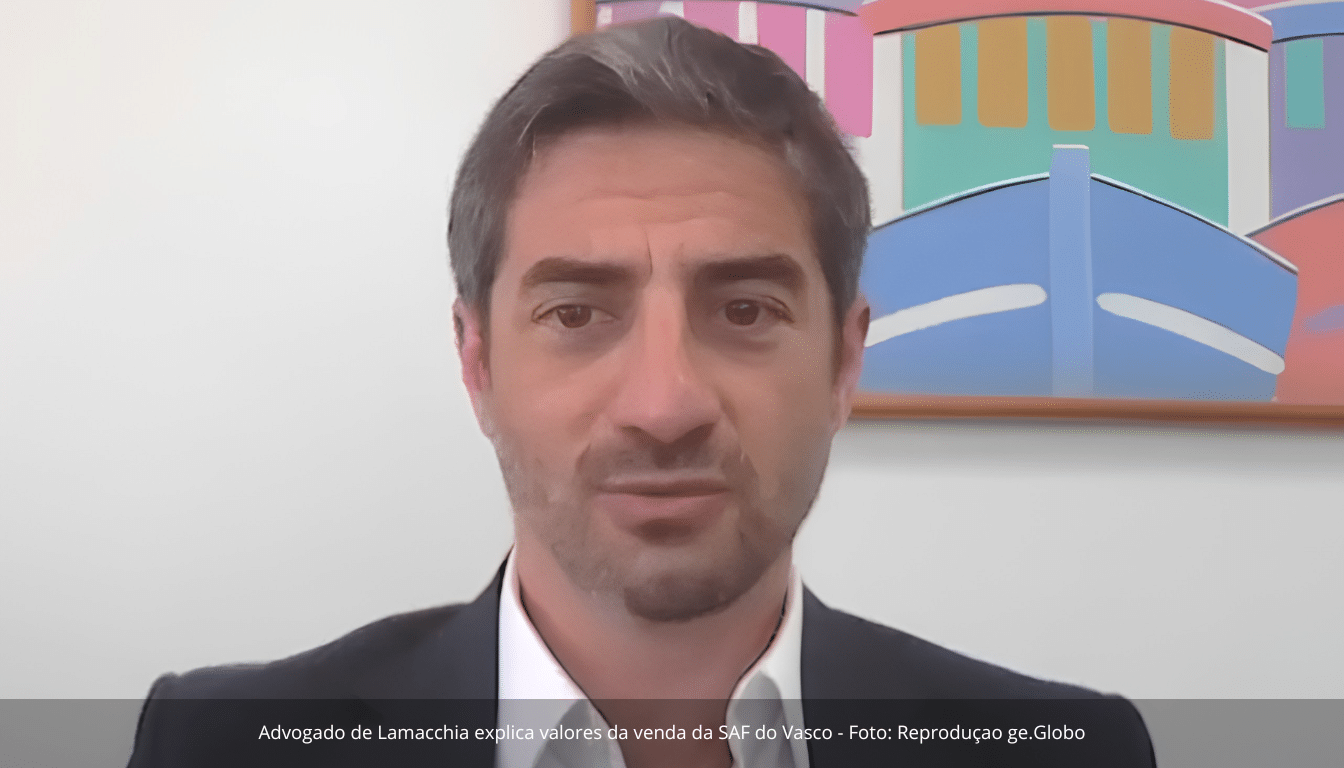 Advogado de Lamacchia afirma que operação de compra da SAF do Vasco atenderá eventuais sugestões da CBF e minimiza questionamento do Flamengo