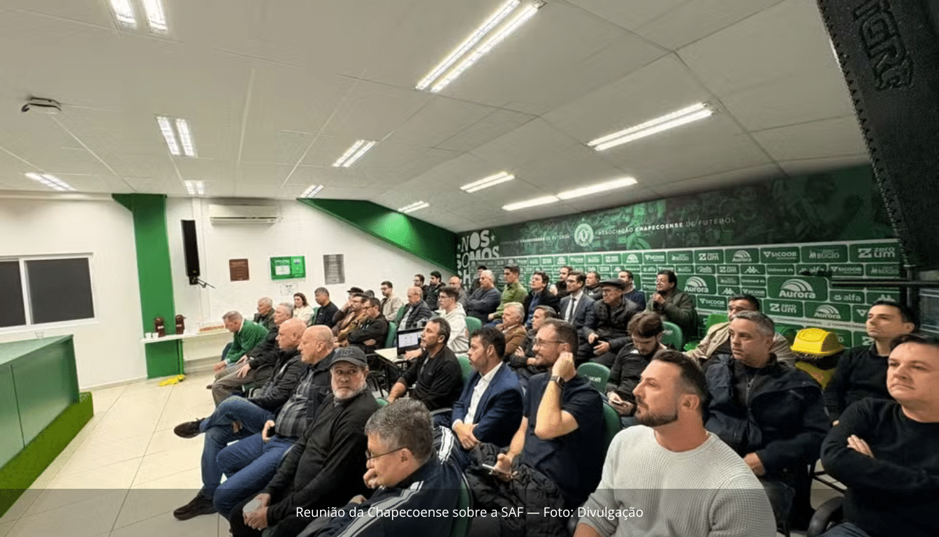 Conselho da Chapecoense avança no debate sobre a SAF e convoca assembleia