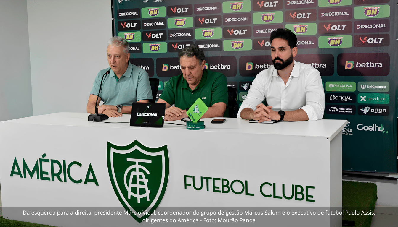 Márcio Vidal revela conversas para SAF do América e admite atrasos salariais há um ano e quatro meses
