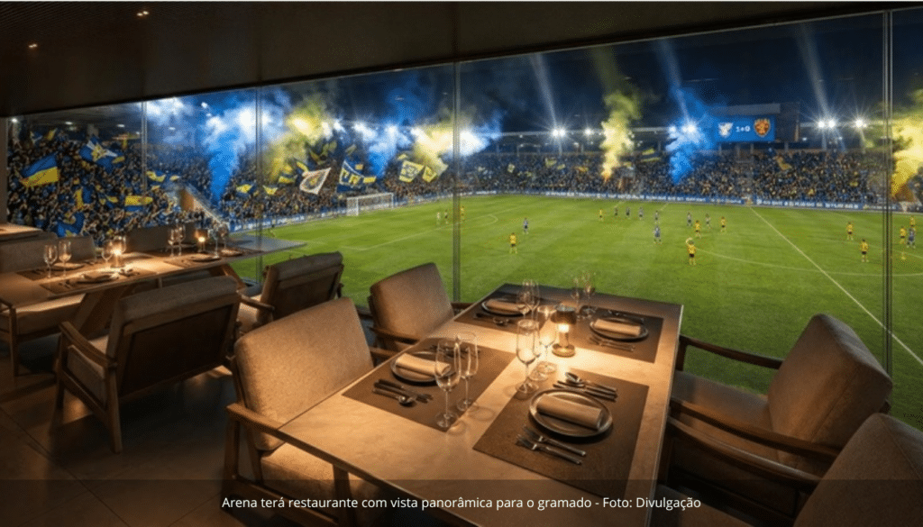 Restaurante com vista panorâmica