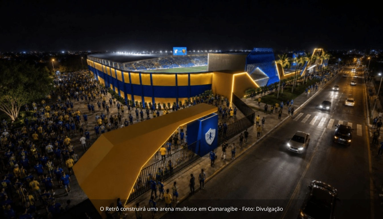 Retrô apresenta projeto de arena multiuso em Camaragibe com investimento de R$ 20 milhões