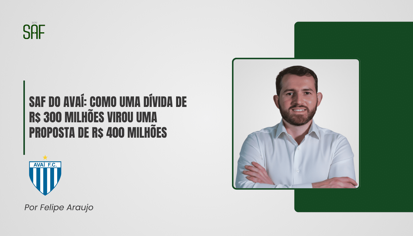 SAF do Avaí: como uma dívida de R$ 300 milhões virou uma proposta de R$ 400 milhões