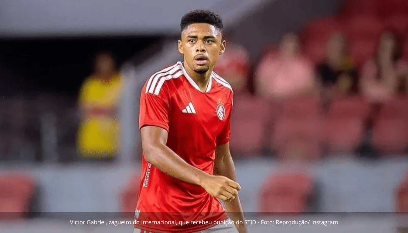 STJD suspende Victor Gabriel até recuperação de Gabriel Pec; Internacional admite uso de áudio falso do VAR em defesa