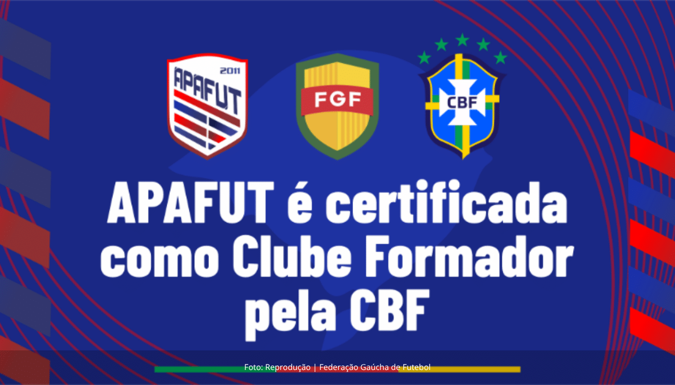 APAFUT recebe Certificado de Clube Formador da CBF