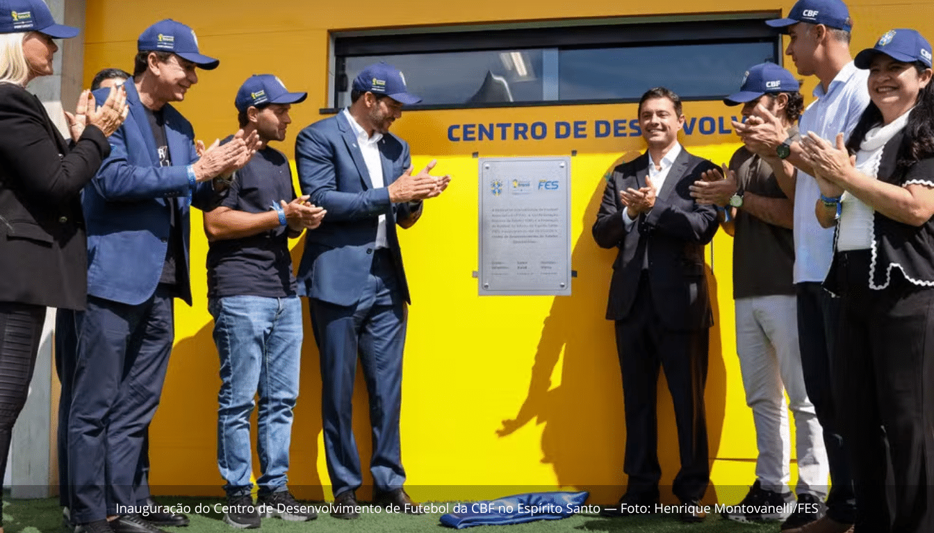 CBF e FES inauguram Centro de Desenvolvimento do Futebol no Espírito Santo e homenageiam Geovani Silva