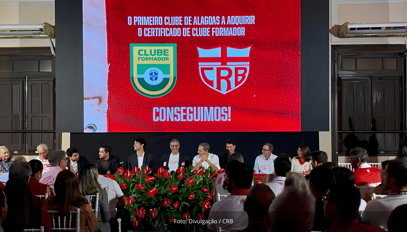 CRB conquista Certificado de Clube Formador da CBF, faz história em Alagoas e celebra resgate histórico