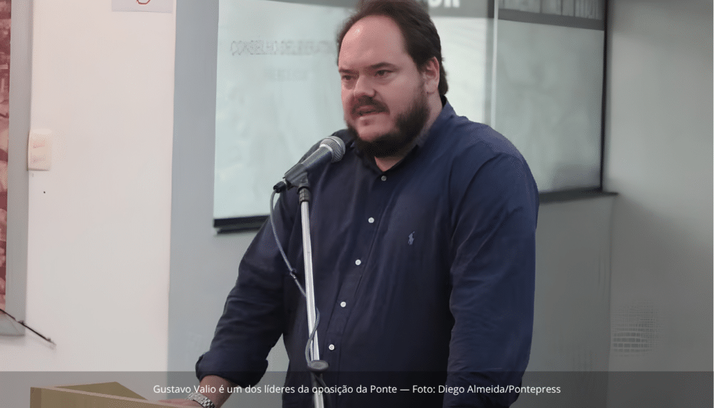 Gustavo Valio é um dos líderes da oposição da Ponte
