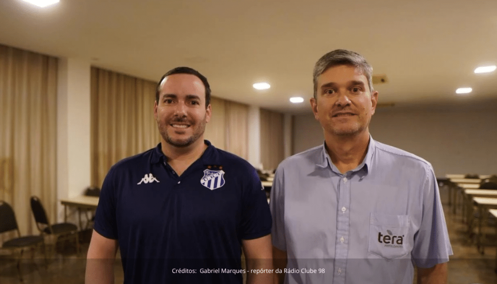  Presidente da URT, Ígor Cunha; empresário Paulo Augusto Rezende Silva, representante da Tera
