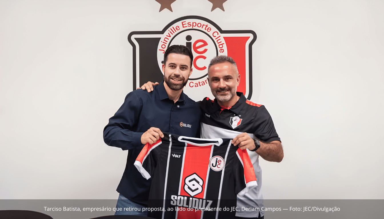 SAF do Joinville: comissão é extinta e grupo retira proposta após descoberta de contrato sigiloso