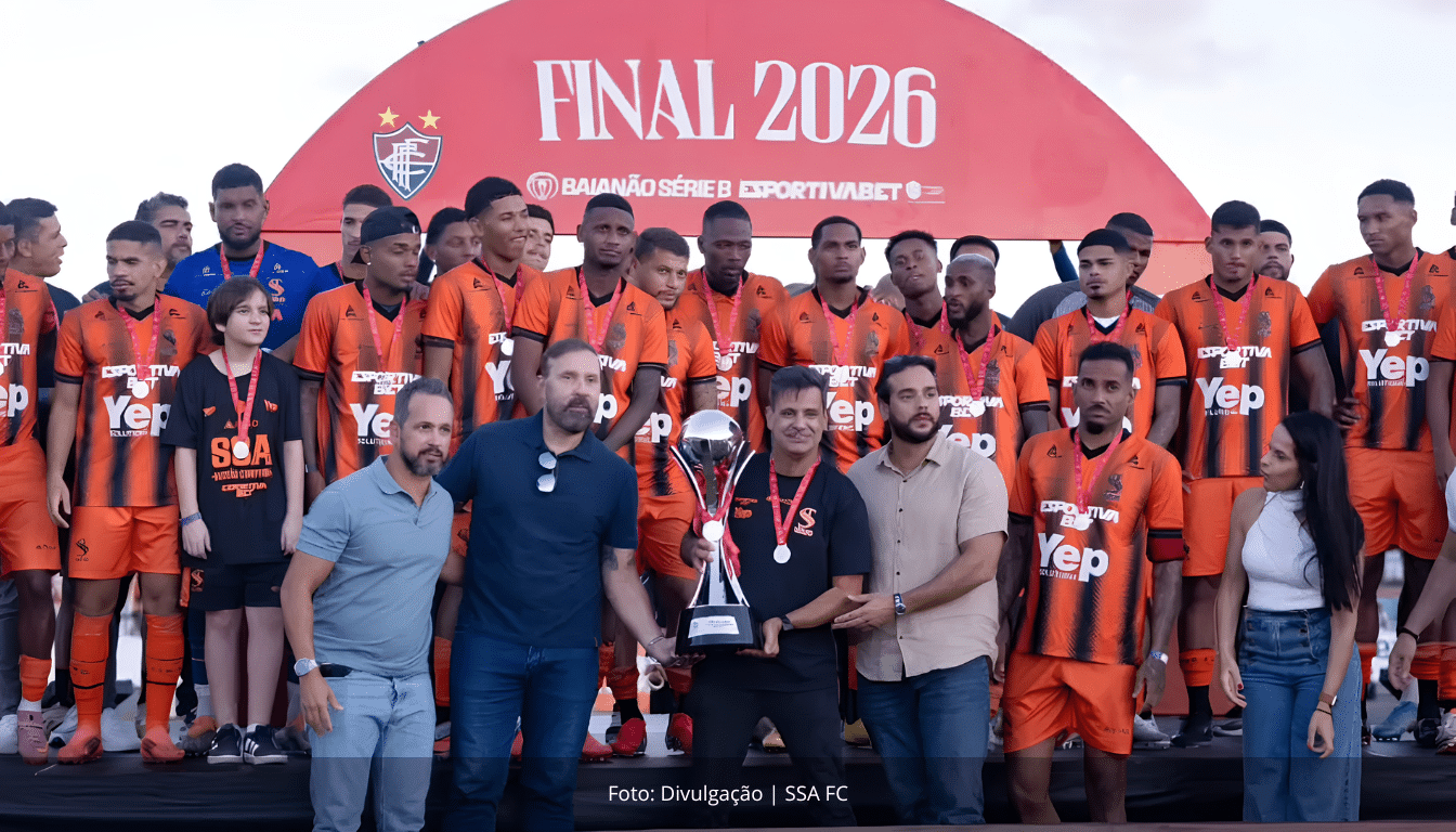 SSA FC, clube baiano fundado como SAF há 5 anos, chega à Série A do Baianão pela primeira vez