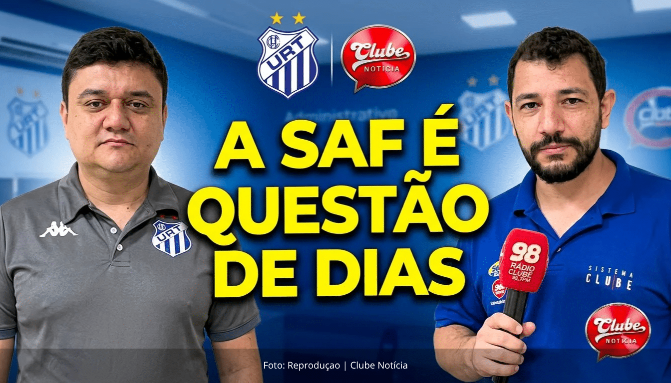 URT: tesoureiro Thiago Tavares apresenta balanço da gestão, destaca saúde financeira e projeta virada de chave com a SAF