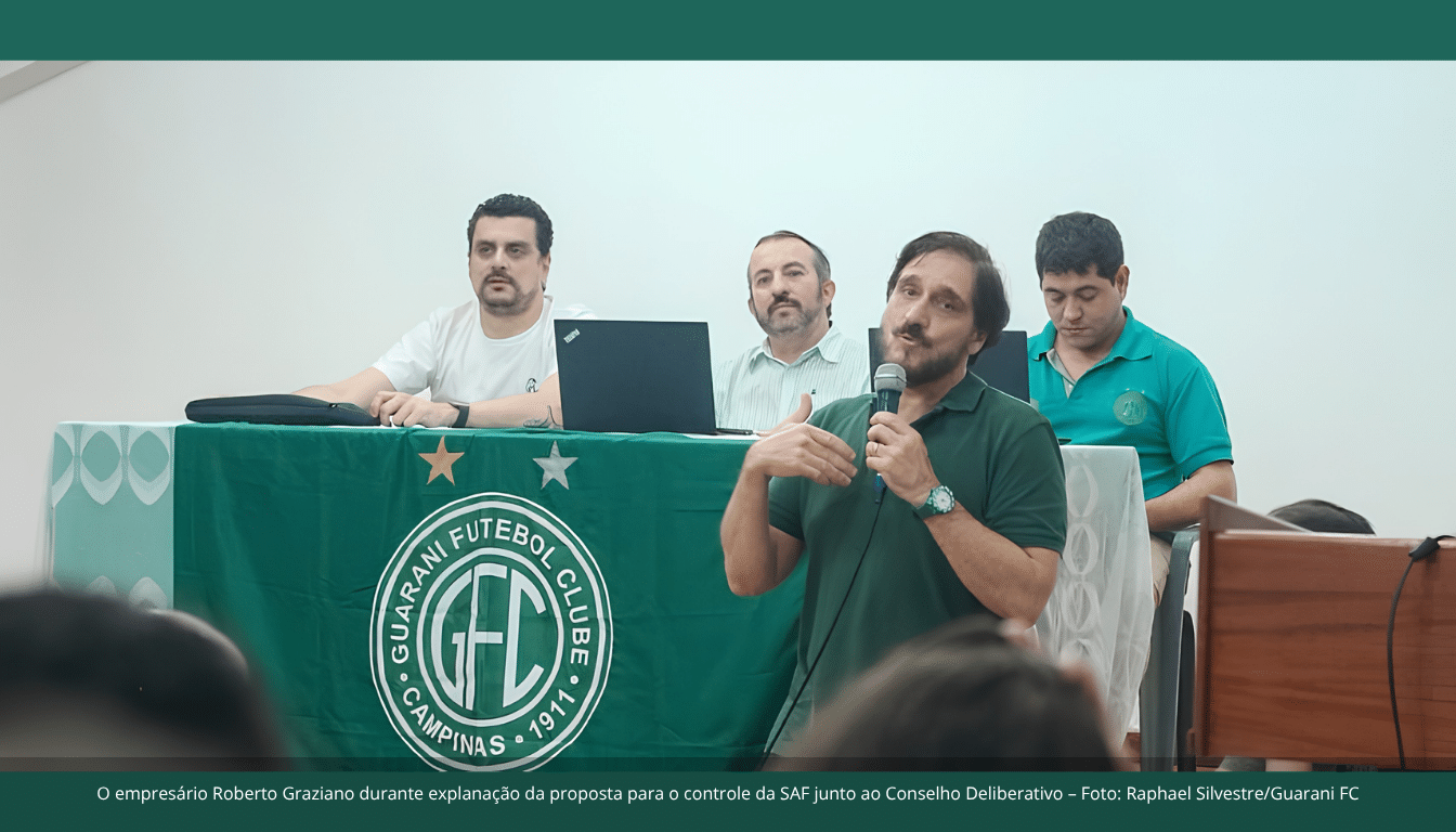 Associados do Guarani decidem nesta semana sobre a proposta de SAF