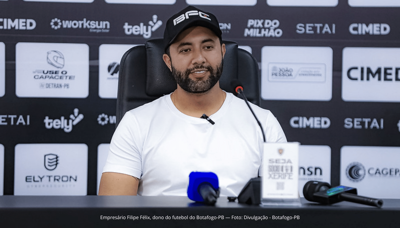 Comunicado do dono da SAF do Botafogo-PB anuncia busca por novos sócios