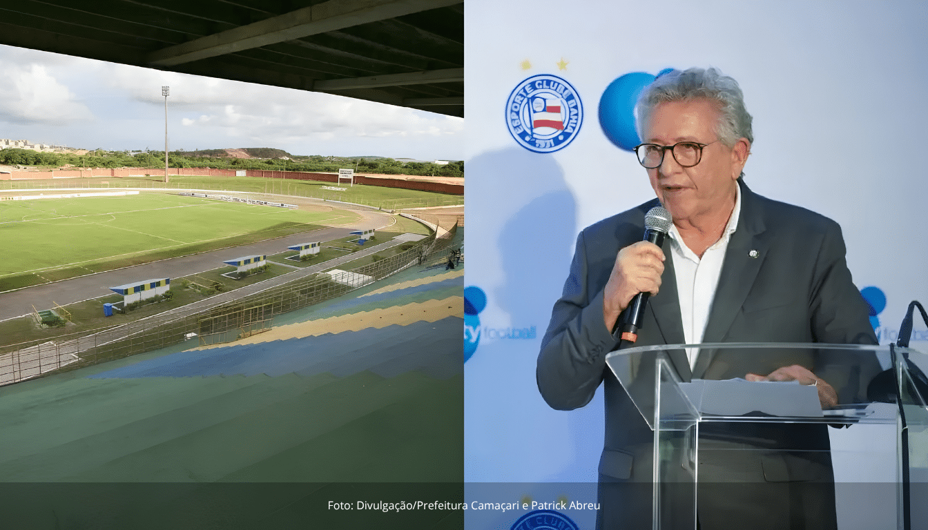 Estádio municipal de Camaçari será reformado com aporte de R$ 12 milhões do Grupo City