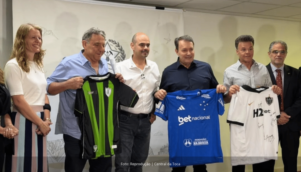 Governo de Minas anuncia patrocínio a Cruzeiro, Atlético e América após proibição das bets